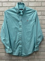 Southern Marsh Button Down Long Sleeve Check Green Shirt Men&#39;s Size Medium - £16.31 GBP