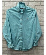 Southern Marsh Button Down Long Sleeve Check Green Shirt Men&#39;s Size Medium - £15.62 GBP