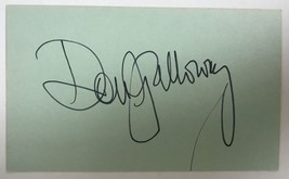 Don Galloway (d. 2009) Signed Autographed Vintage 3x5 Index Card - £15.97 GBP