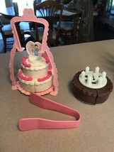 Fisher Price Fun with Play Food Vanilla Chocolate Birthday candles cake ... - $79.15