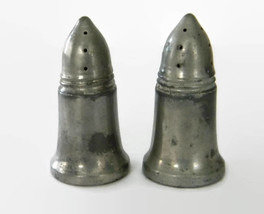 Antique Bullet Shaped Pewter Salt and Pepper Shakers for Decoration - £19.98 GBP