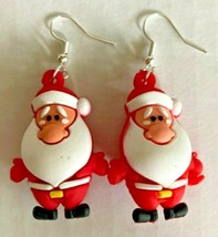 Character Cartoon Santa Charm Earrings Vending Charm Costume Jewelry C7 - £7.82 GBP