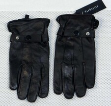 Van Heusen Black Leather Gloves Men&#39;s NWT - $29.99