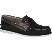 Men&#39;s Sperry Top-Sider GOLD CUP A/O 2-Eye Boat Shoe, STS17323 Mult Sizes Black/G - £109.30 GBP