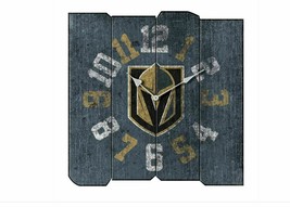 Las Vegas Golden Knights NHL 471-4032 Square Vintage Clock - £47.47 GBP