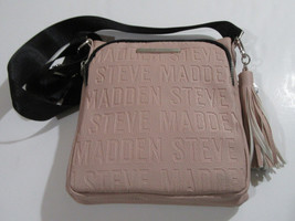 Steve Madden BGlamm Crossbody Bag  Signature Logo Blush Pink NEW - $39.99