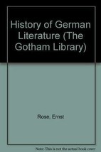 A History of German Literature -Gotham Library -ex library - £15.91 GBP