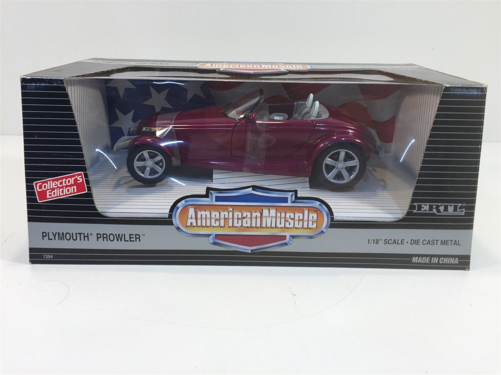 Primary image for 1995 Plymouth Prowler Ertl Purple 1:18 NIB Die Cast Metal with Plastic Parts