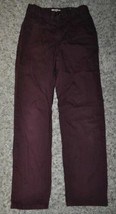 Boys Jeans Route 66 Red Burgundy Adjustable Waist Straight Denim Pants-s... - £7.78 GBP