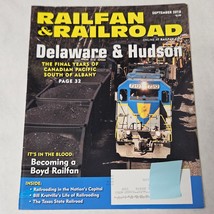 Railfan &amp; Railroad Magazine September 2018 Delaware &amp; Hudson - $13.98