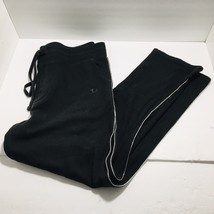 True Religion Mens XL BLACK Sweatpants (MSPR $148) Silver Line Running Down Legs - £33.73 GBP
