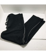 True Religion Mens XL BLACK Sweatpants (MSPR $148) Silver Line Running D... - £33.58 GBP