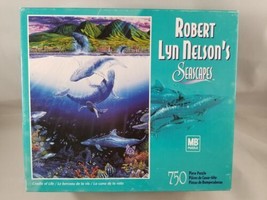 Robert Lyn Nelson Cradle of Life Seascapes Jigsaw Puzzle 1000 Piece Whales - £9.01 GBP