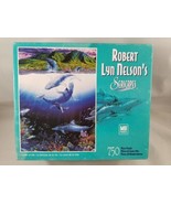 Robert Lyn Nelson Cradle of Life Seascapes Jigsaw Puzzle 1000 Piece Whales - £9.00 GBP