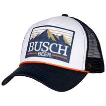 Busch Mountain Logo Trucker Hat Blue - £23.71 GBP