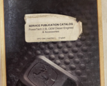 John Deere Servizio Pubblicazione Catalogo Powertech 2.9L Oed Motore SPG... - $9.98