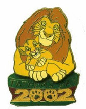 Disney Lion King Mufasa and Simba Fathers Day Limited Edition 3500 pin - £12.43 GBP