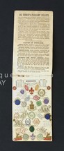 1899 Antique Ladies Note Book Calendar Scrap Book W Monogram Stickers Dr Pierce - $68.26