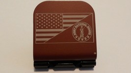 American Flag With Army National Guard Laser Etched Aluminum Hat Clip Brim-it - £9.58 GBP