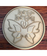Let Go Let God Butterfly Serenity Prayer Bronze Recovery Medallion Coin ... - $1.70