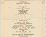 Holland American Line SS Rotterdam Bermuda Nassau Havana Luncheon Menu 1938 - $17.82