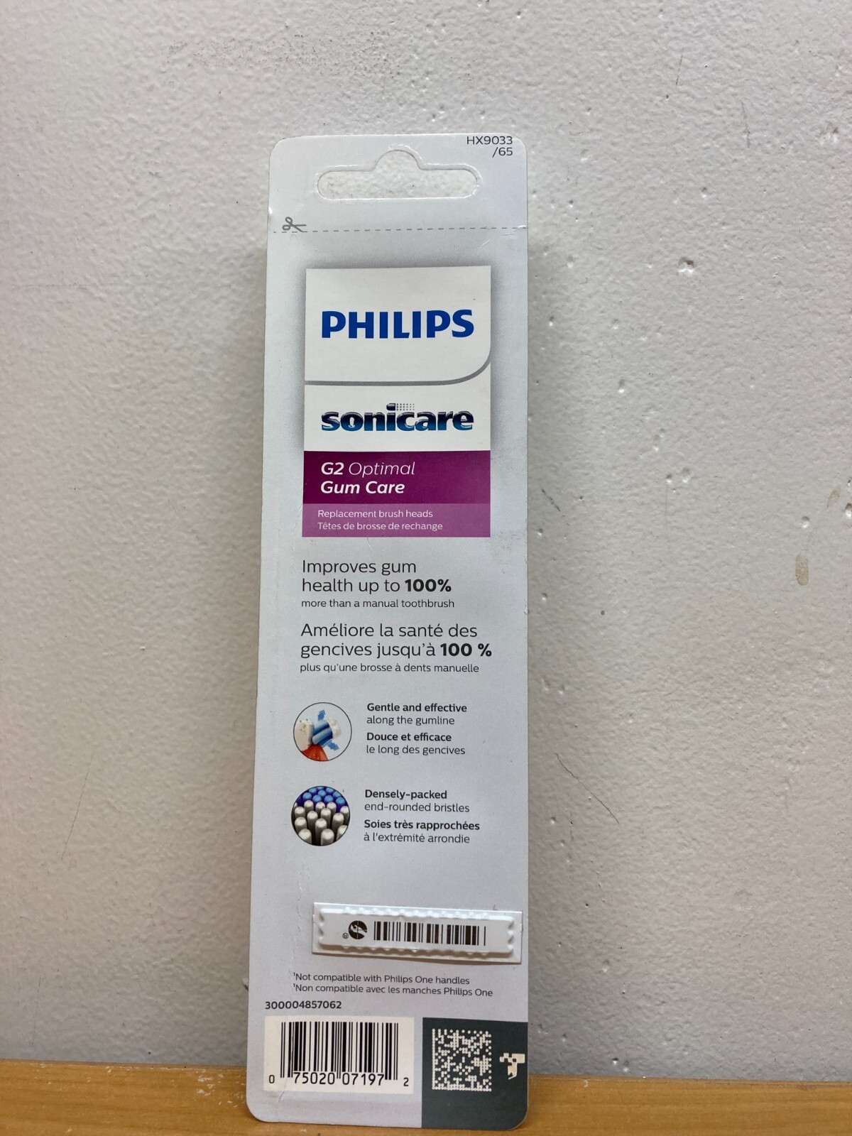 Philips SoniCare Optimal Gum Care 3 Brush Heads - White HX9033/65 - $12.55