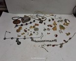 Vintage lot of costume jewelry earrings necklaces bracelets nice lot - £31.80 GBP