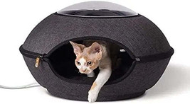 PET PRODUCTS Thermo Lookout Pod Indoor Heated Cat Bed for Large Cats, Heated Cat - £301.84 GBP