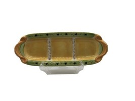 Pfaltzgraff Pistoulet 3 Section Divided Relish 12&quot; x 4 1/2&quot; Made in Mexico - £14.78 GBP