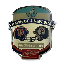 Denver Broncos Pittsburgh Steelers 1993 Coca-Cola Dawn of a New Era #5 Lapel Pin - £7.21 GBP