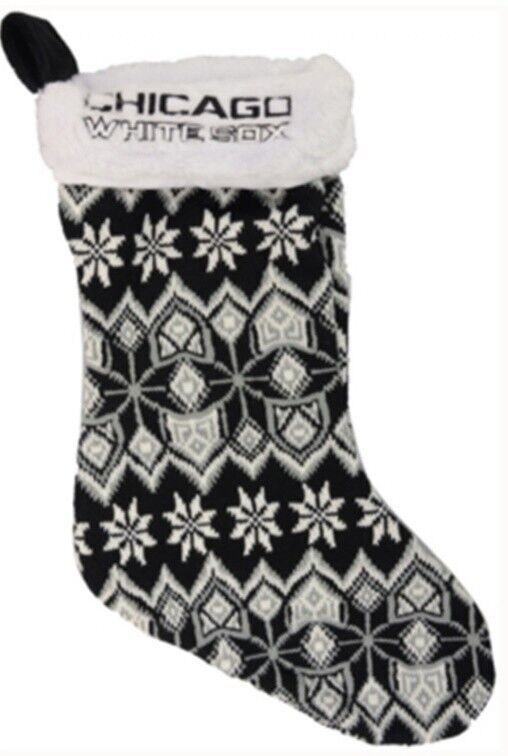 OLD FASHION FOCO MLB Chicago White Sox Ugly Sweater Knit Team Stocking NEW