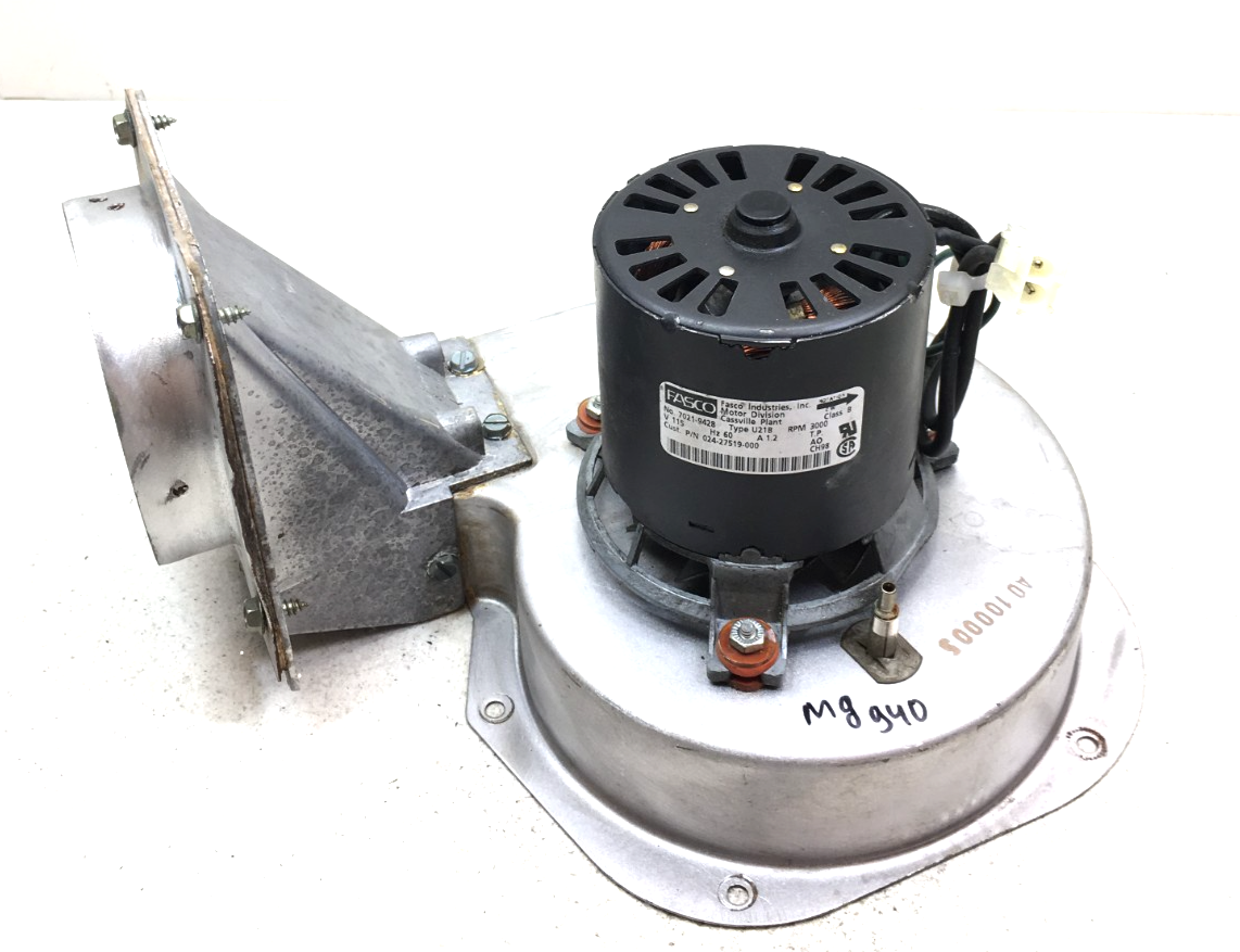 FASCO 7021-9428 Furnace Draft Inducer Blower Motor 024-27519-000 used #M... - $65.00