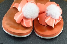 UGG Sz 8 M Orange Flip Flop Synthetic Women Sandals - £15.83 GBP