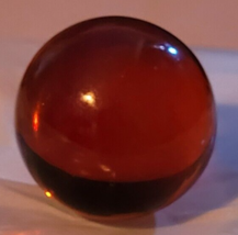 Vintage Shooting Marble Solid Red Light Catching Decorative Collectible ... - $9.99