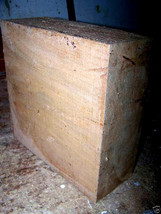 THICK LARGE CHERRY BOWL BLANK TURNING BLOCK LUMBER WOOD 10 X 10 X 5&quot; - £45.99 GBP