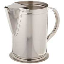 Winco Stainless Steel Water Pitcher with Guard, 64-Ounce - £36.26 GBP