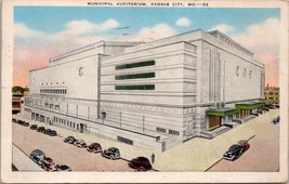 Municipal Auditorium Kansas City MO Postcard PC570 - £3.97 GBP