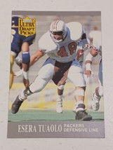 Esera Tuaolo Green Bay Packers 1991 Fleer Ultra Rookie Card #295 - £0.76 GBP