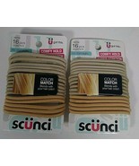 scunci Color Match Blonde Elastics No Damage, Comfy Hold 16 ea (Pack of 2) - £6.28 GBP