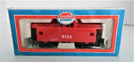 Model Power Vtg Red Safety Caboose in Box 9125 HO Scale - $13.00