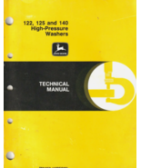John Deere 122, 125 E 140 Alta Pressione Rondelle Technica Manuale TM135... - $110.81 MXN