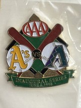 Arizona Diamondbacks Oakland A’s Athletics 1998 Inaugural Series MLB Lapel Pin - £4.65 GBP