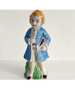 Colonial Boy Ceramic Vintage Figure Japan Hand Painted 4&quot; c1960s-1970s - €21,63 EUR