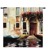 53x53 VENETIAN GONDOLAS II Venice Italy Europe Boats Water Tapestry Wall... - $178.20
