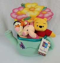 Fisher Price Winnie the Pooh Friends in Bloom Watering Can Toy Plush Bab... - £39.56 GBP
