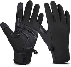 Winter Gloves for Men Women, Touch Screen Anti-Slip Gloves for Running  (Size:L) - £12.36 GBP