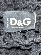 Dolce &amp;Gabbana Black Woman&#39;s Glamour Lace Italy Shirt Blouse Size M - $54.87