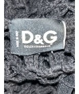 Dolce &amp;Gabbana Black Woman&#39;s Glamour Lace Italy Shirt Blouse Size M - £43.86 GBP