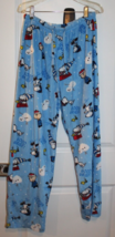 Peanuts Snoopy Pattern Blue Sleep Lounge Pants size Adult Medium - £15.54 GBP