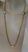 Unbranded Goldtone 3 Mini Charm Necklace 24&quot; Long - £11.74 GBP